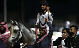  ??  ?? The country has spent $60m alone on the Saudi Cup, the world’s richest horse-racing event. Photograph: François Nel/Getty Images