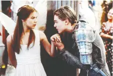  ?? 20TH CENTURY FOX ?? Claire Danes and Leonardo Dicaprio feigned love in Romeo + Juliet, but it was all for show — they loathed each other off-screen.