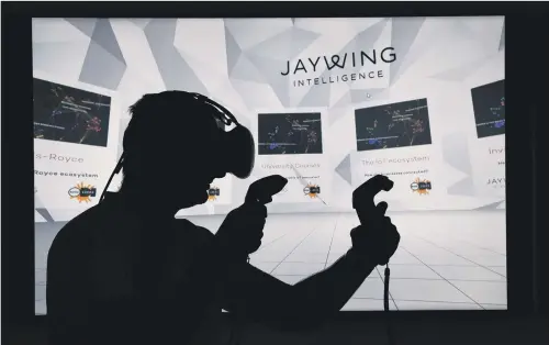  ?? PICTURES: JONATHAN GAWTHORPE ?? FUTURE VISION: Virtual reality and Articial Intelligen­ce are among the new technologi­es being investigat­ed at Jaywin in Leeds.