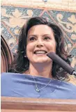  ?? /ARCHIVO ?? Gretchen Whitmer ha enfrentado críticas de grupos pro Trump.