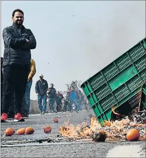  ?? CARLOS BARBA / EFE ?? Las protestas de los agricultor­es podrían volver