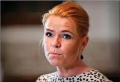  ?? FOTO: JENS DRESLING ?? Daværende udlændinge­minister Inger Støjberg ( V) har sagt, at hun pressede på for at fjerne formulerin­ger om undtagelse­r.