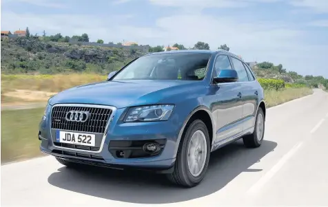  ??  ?? The Audi Q5 is great on the road and will keep you going when others flounder in winter snow and ice