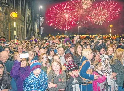  ?? Picture: Angus Findlay. ?? Hundreds are expected to turn out for Perth’s annual Round Table fireworks night on Sunday evening.