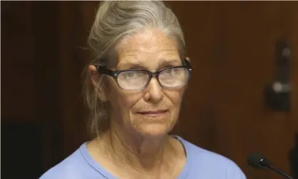  ?? Photograph: Stan Lim/AP ?? Leslie Van Houten in 2017. She was 17 when she helped Charles Manson and others carry out two murders in Los Angeles in 1969.