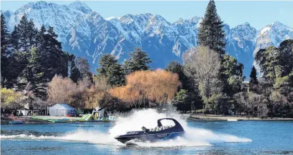  ?? PHOTO: STEPHEN JAQUIERY ?? Against the current . . . Some Queenstown businesses believe a tourism sector wage subsidy is needed.