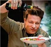  ??  ?? ‘Naughty’: Naked Chef Jamie Oliver