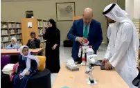  ?? Supplied photo ?? The Department of Culture and Tourism – Abu Dhabi organised an interactiv­e reading session for students. —