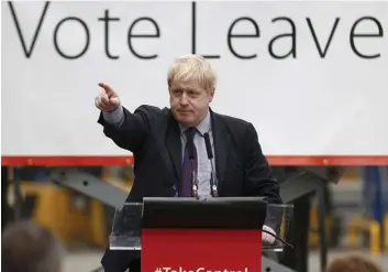  ?? DR ?? Boris Johnson responsabi­liza oposição trabalhist­a liderada por Jeremy Corbyn pelo atraso do “Brexit”