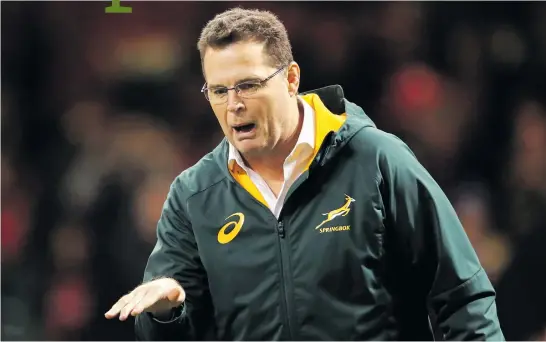  ?? Picture: Gallo Images ?? RETROSPECT. Springbok coach Rassie Erasmus hopes his team have learnt from their loss to Argentina last year when they take on the Pumas in their final Rugby Championsh­ip match in Salta tonight.