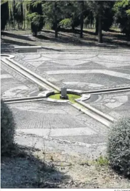  ?? ÁLEX CÁMARA ?? Una de las fuentes del Parque Federico García Lorca en Alfacar.