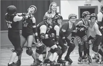  ?? SUBMITTED ?? The Avon River Rollers are celebratin­g their one-year anniversar­y this month and will be hosting the Rebel Belles’ firstever bout on April 27, 2018.