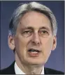  ??  ?? The Chancellor faces difficult choices in his Budget next month. PHILIP HAMMOND: