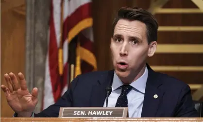  ?? Photograph: Greg Nash/AP ?? Senator Josh Hawley said the Walmart tweet ‘insulted 75 million Americans’.