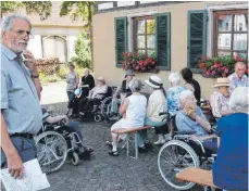  ?? FOTO: MÜLLER ?? Martin Jetter überlegt wohl: Wo gehen wir als nächstes hin?