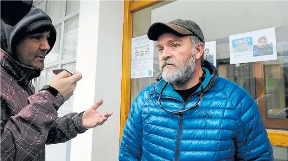  ?? TESSONE ?? El hermano. Sergio Maldonado retomó el contacto con el nuevo juez Lleral tras la salida de Otranto. Le entregará objetos de Santiago.