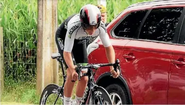  ?? SUPPLIED ?? Cambridge cyclist Sam Cook will compete for a Canadian team at an internatio­nal event in July.