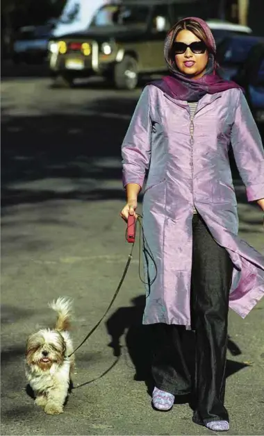  ?? Foto: Getty Images ?? Spaziergan­g mit Bello: Seit Jahren gilt es als unschickli­ch, mit dem Hund Gassi zu gehen. Die meisten Tierbesitz­er lassen sich von diesen Regeln jedoch nicht davon abhalten.