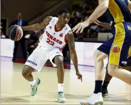  ?? (Photo Jean-François Ottonello) ?? Gerald Robinson, encore une prestation digne d’un MVP de ProA.