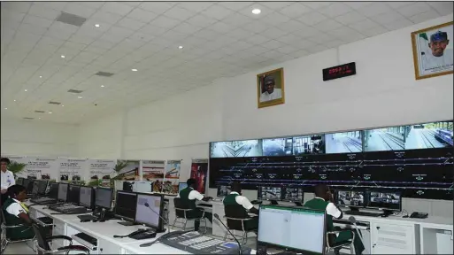  ??  ?? Monitoring and signaling of the railway is conducted from the Operation Control Centre