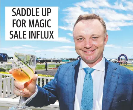  ?? Picture: Jason O'Brien ?? Magic Millions managing director Barry Bowditch.