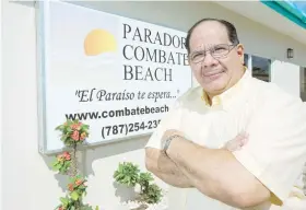  ??  ?? Tomás Ramírez, presidente de la Asociación de Dueños de Paradores de Puerto Rico, informó que la entidad apoya el establecim­iento del DMO.