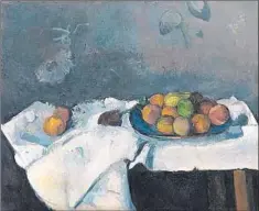  ?? Guggenheim Museum ?? GUGGENHEIM
MUSEUM in New York is renting out paintings from its collection, including Paul Cézanne’s “Still Life: Plate of Peaches,” to the El Paso Museum of Art for fees in excess of routine Guggenheim expenses, according to the contract.