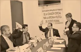  ?? Foto: especial ?? La Comisión Especial para la Reforma Política del Distrito Federal en la ALDF propone un debate con académicos y especialis­tas.