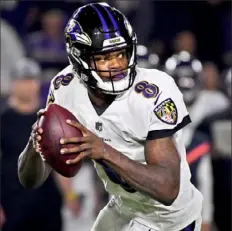  ?? Harry How/Getty Images ?? Baltimore traded up to take Lamar Jackson with the 32nd pick in the 2018 draft. The Ravens are glad they did.