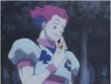  ??  ?? Hisoka Morow ist nicht nur Hunter, sondern auch ehemaliges Mitglied der Phantom Troupe