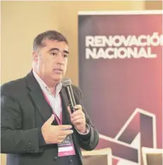  ??  ?? ► El presidente de RN, Mario Desbordes, durante el consejo nacional realizado ayer.