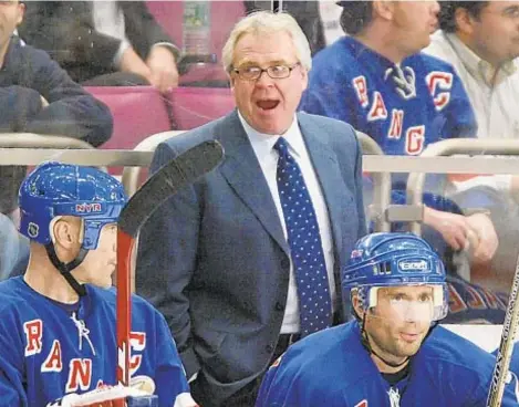  ?? DAILY NEWS PHOTO ?? Glen Sather has worked as Ranger president, general manager and even coach for a time during his 19-year run.
