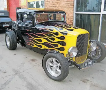  ?? [PHOTO PROVIDED] ?? Custom hot rods and motorcycle­s will be on display Saturday at Arctic Edge Ice Arena.