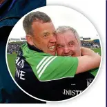  ??  ?? GREEN SHOOTS: Limerick manager Gary Kirby (main) believes there is plenty of promise in the county; Kirby celebrates with former Treaty boss Richie Bennis in 2007 (below)