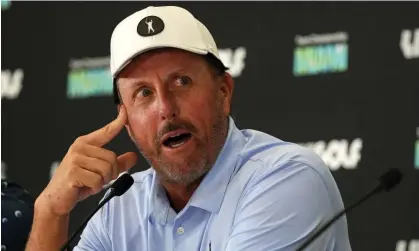  ?? ?? Phil Mickelson has been a target for critics of LIV Golf. Photograph: Jasen Vinlove/USA Today Sports