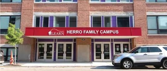  ?? TYLER LARIVIERE/SUN-TIMES ?? The LEARN charter chain, which operates seven schools in Chicago and two elsewhere in Illinois, got between $5 million and $10 million in PPP money.