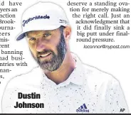  ?? ?? Dustin Johnson