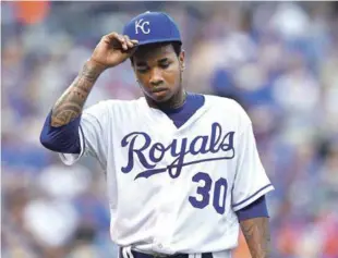  ??  ?? Penoso. Yordano Ventura falleció cuando comenzaba a trillar el camino del éxito en las Mayores.