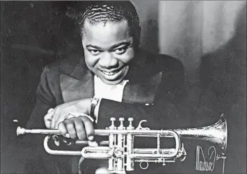  ?? AP ?? Louis Armstrong, pictured in 1931, helped establish Chicago as a jazz nexus and went on to internatio­nal fame.