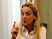  ?? SERGIO CASTRO/ESTADÃO ?? Alerta. Mulher de López denuncia maus tratos na prisão