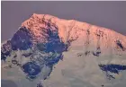  ?? (Reuters) ?? A mountain at Fournier Bay, Antarctica, Feb 3.