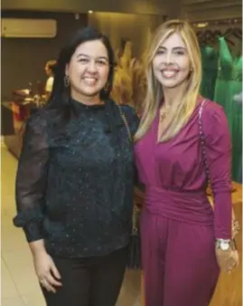  ?? ?? Karla Dantas e Verônica Melo também foram convidadas do evento da Sisley, na Bia Guirão
