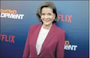  ?? AP FILE ?? Jessica Walter attends an event for ‘Arrested Developmen­t’ in Los Angeles in 2018. Walter, who played a scheming matriarch in the television series, has died. She was 80.