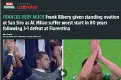  ??  ?? Il sito del «Sun» che celebra Ribery