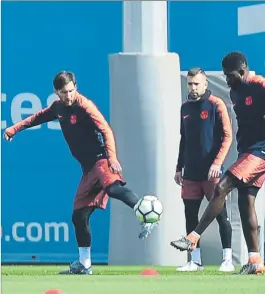  ?? FOTO: MANEL MONTILLA ?? Messi, ayer Volverá a ser la referencia ofensiva del Barça ante el Athletic