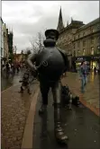  ?? ?? The Desperate Dan statue in Dundee city centre