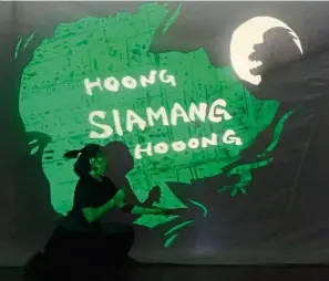  ??  ?? Hongjiejie Work Station’s interactiv­e shadow puppet theatre show Hoong Siamang Hooong is tipped to be a popular draw for young festivalgo­ers.