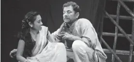  ?? Vatsala Shrivastav­a ?? A scene from the play Sakharam Binder.