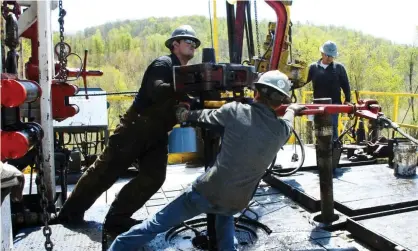  ?? Photograph: Ralph Wilson/AP ?? Chesapeake Energy helped lead the fracking boom in states across America. It has now filed forbankrup­tcy.