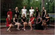  ?? (Special to The Commercial) ?? The 2022 White Hall Homecoming Court members: McKenna Luckett (top row, left), Reese Owens, Ashlyn Price, Kaylin Smith, Taylor Storz and Hannah Wood; Scout Birk (bottom row, left), Hannah Blue, Emma Doggett, Ally Edwards, Ivy Gray and Kennedy Jackson.